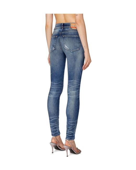 DIESEL Blue 2017 Slandy Skinny Jeans