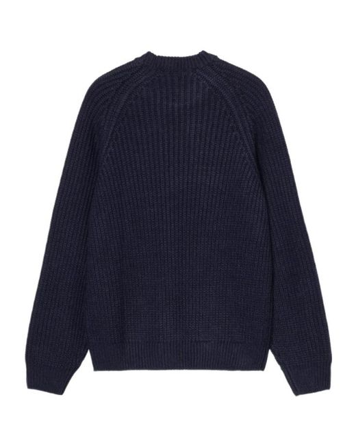 Carhartt Blue Firth Crewneck Jumper for men