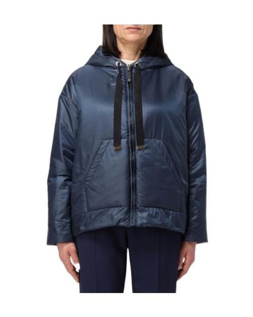 Max Mara Blue Double-Sided Casual Jacket