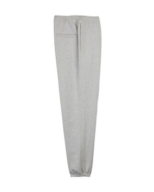 Y-3 Gray Brushed Terry Track Pants for men