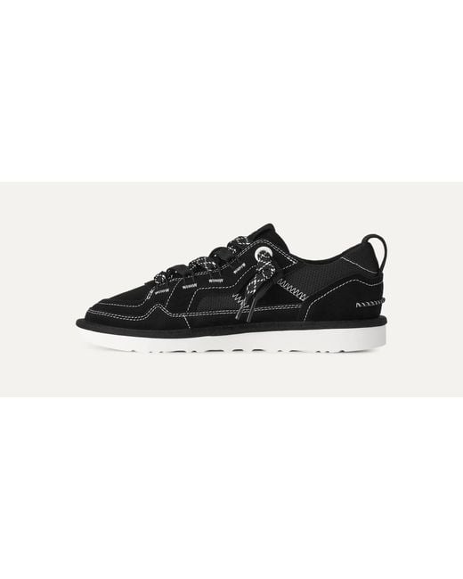 Ugg Black Round-Toe Low-Top Sneakers