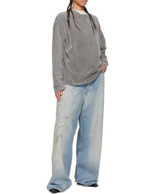 Acne Blue Super Baggy Fit Jeans