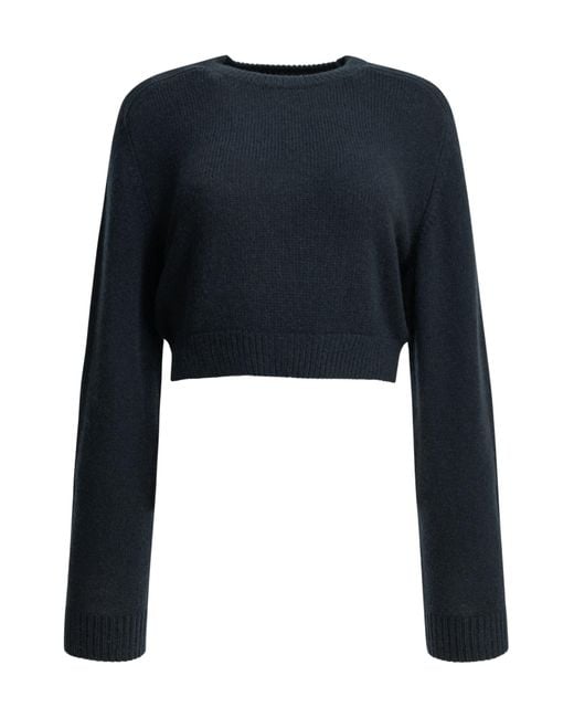 Khaite Blue Long-Sleeved Sweater