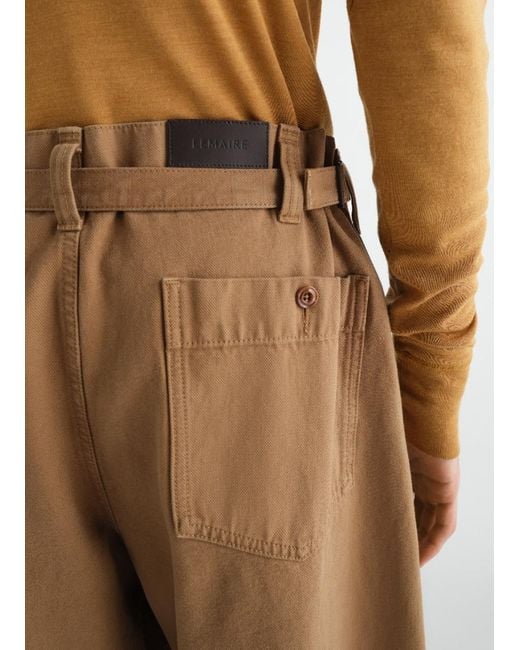 Lemaire Natural Oversized Workwear Pants for men