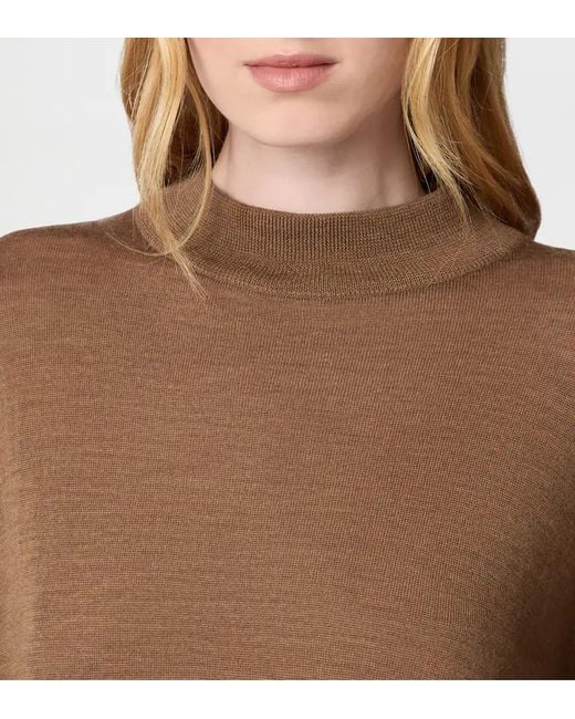 Tod's Brown Round-Neck Pullover