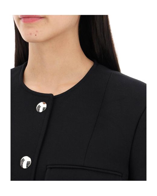 Khaite Black The Laybin Buttoned Jacket