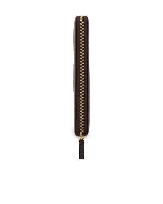 Marc Jacobs Brown Continental Zipped Wallet