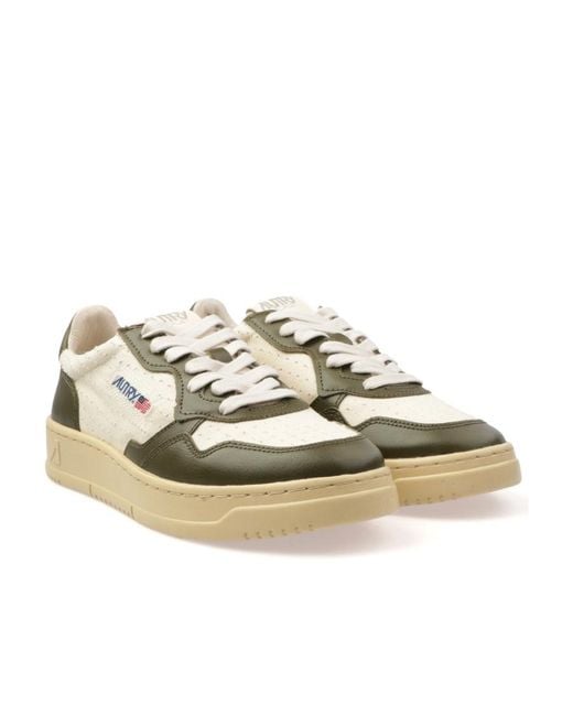 Autry Natural Medalist Low-Top Sneakers for men