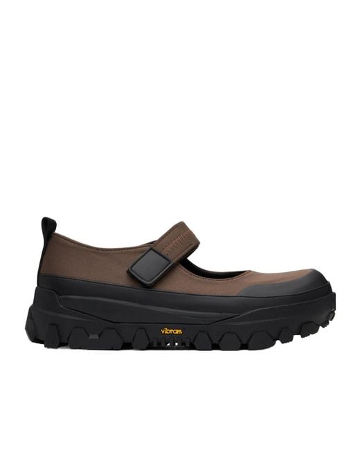 Amomento Black Vibram Mary Jane Loafers