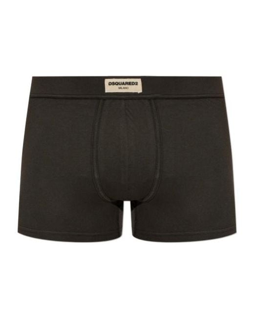 DSquared² Black Boxer Briefs for men