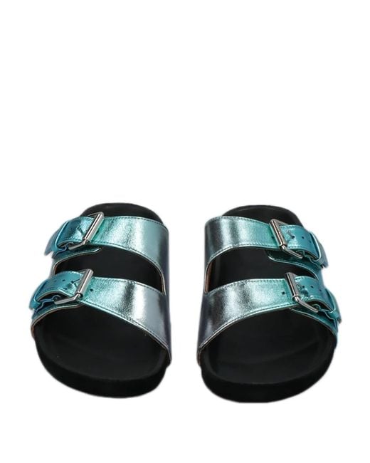 Isabel Marant Green Technical Sandals