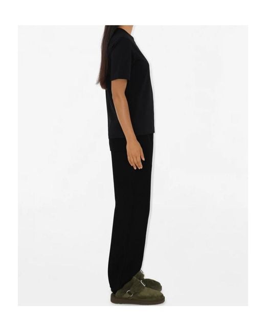 Burberry Black Logo-Embroidered Track Pants
