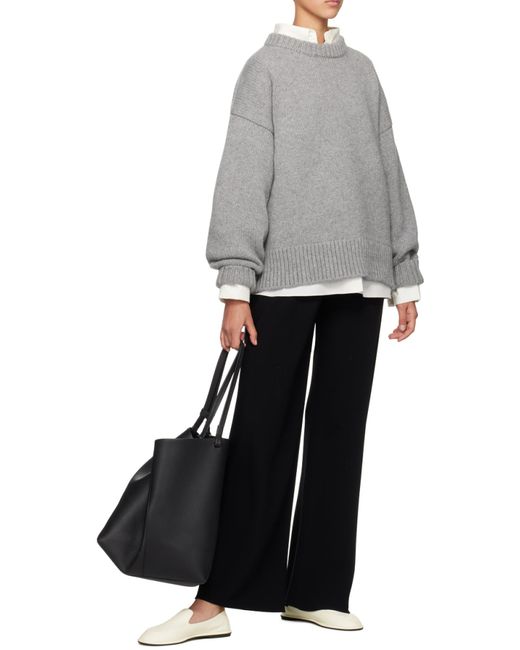 The Row White Pull-On Loafers