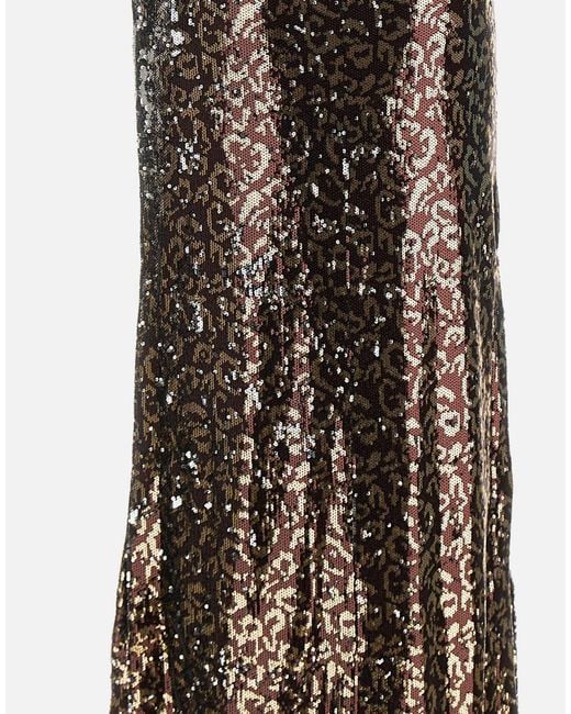 Palm Angels Multicolor Open Back Sequin Embellished Midi Dress