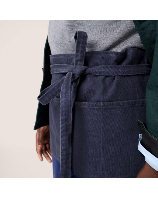 Miu Miu Blue Garment-Dyed Gabardine Miniskirt