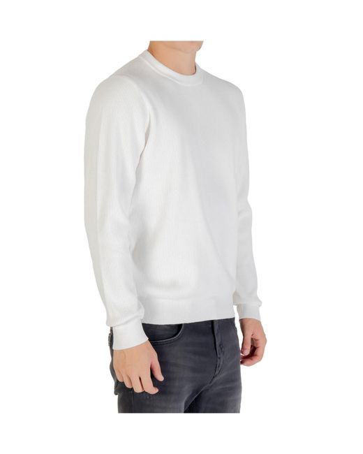 Antony Morato White Regular Fit Sweater for men