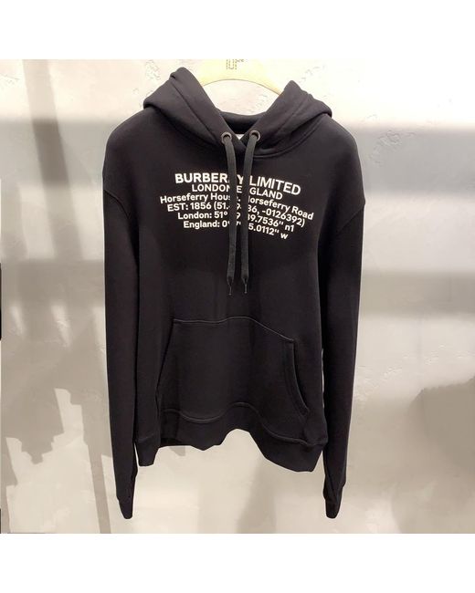 Burberry Black Printed Sweater