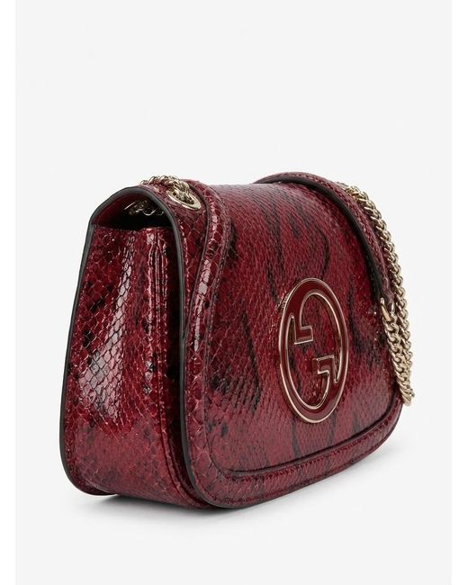 Gucci Red Blondie Small Shoulder Backpack