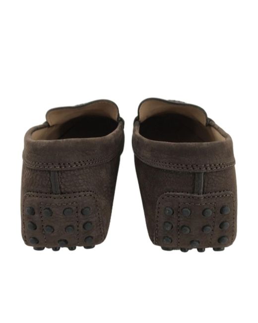 Tod's Green Logo Business Casual Shoes for men