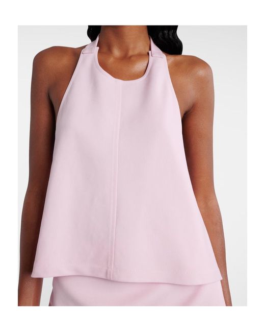 Wardrobe NYC Pink Halter Neck Top