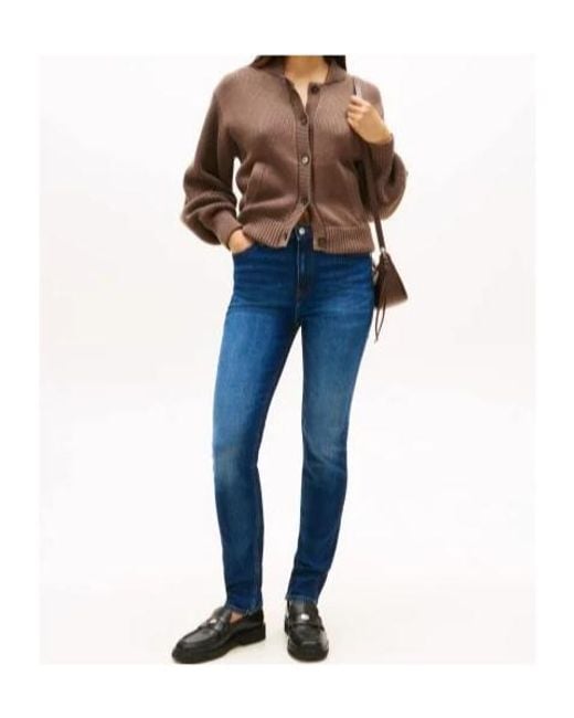 Tommy Hilfiger Blue Belt-Loop Pocket Jeans