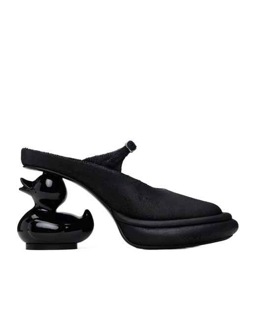 Maison Mihara Yasuhiro Black Duck High Heels