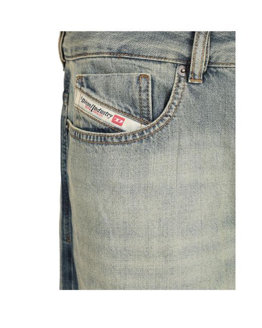 DIESEL Gray Jeans With Belt Loops for men
