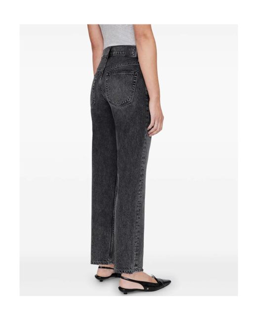 Anine Bing Gray Kate Jeans