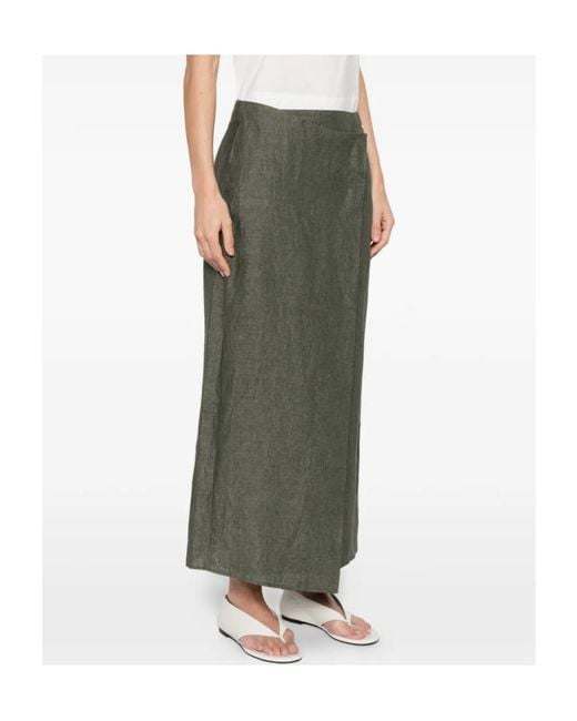 Herno Green Wrap Skirt