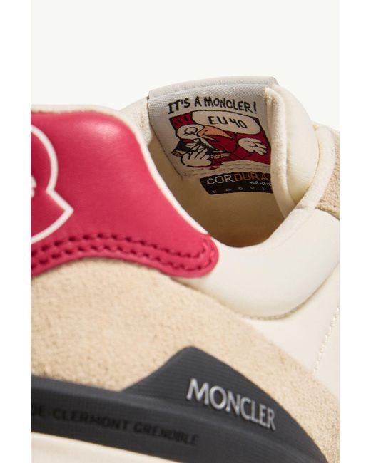 Moncler Pink City Trek Low-Top Sneakers