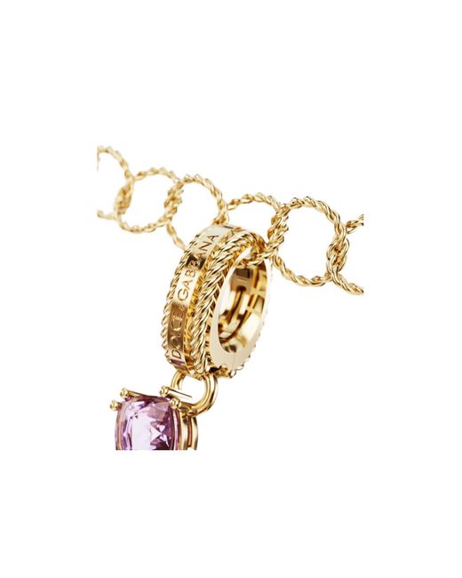 Dolce & Gabbana Multicolor 18Kt P Letter Gemstone Pendant