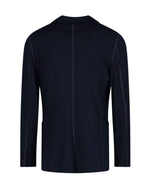 Giorgio Armani Blue Double Breasted Jacket for men