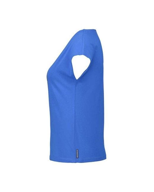 Armani Jeans Blue Round-Necked Logo T-Shirt