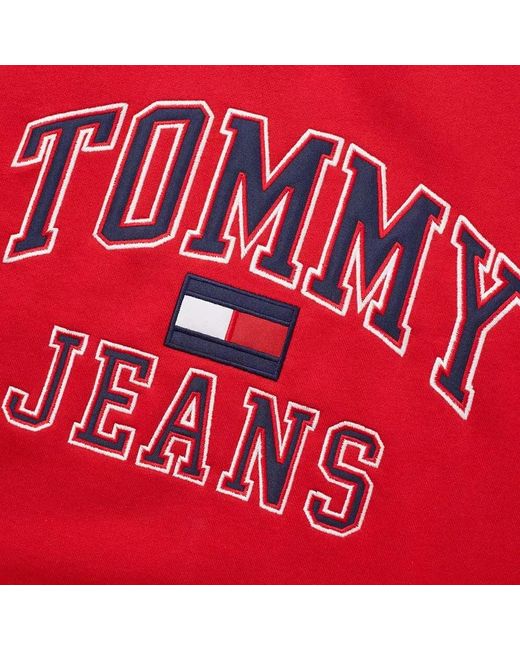 Tommy Hilfiger Red Logo Details Sweater for men