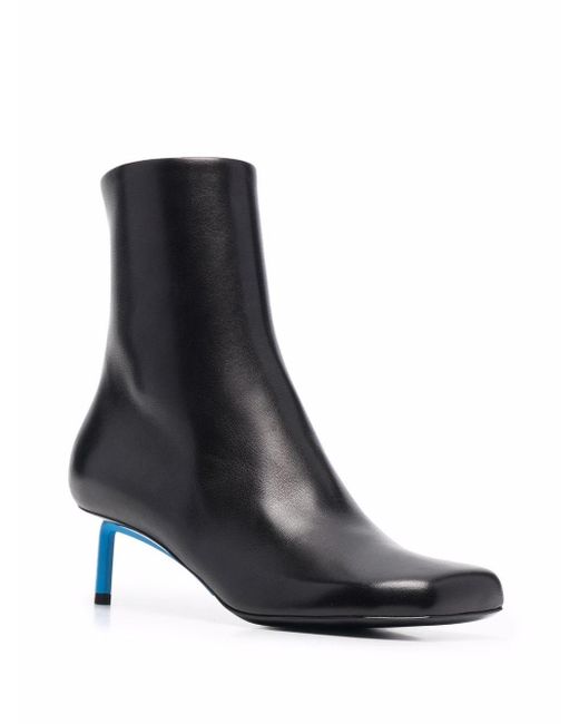 Off-White c/o Virgil Abloh Black Allen Ankle Booties