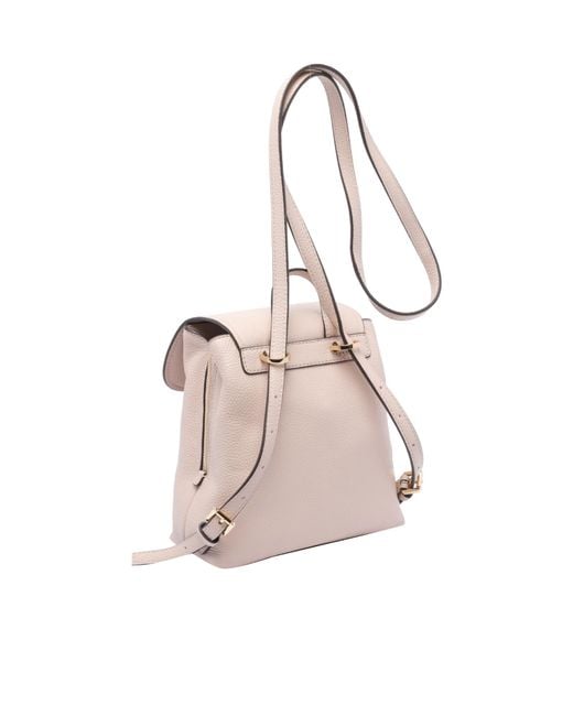 MICHAEL Michael Kors Pink Buckle-Fastened Backpack