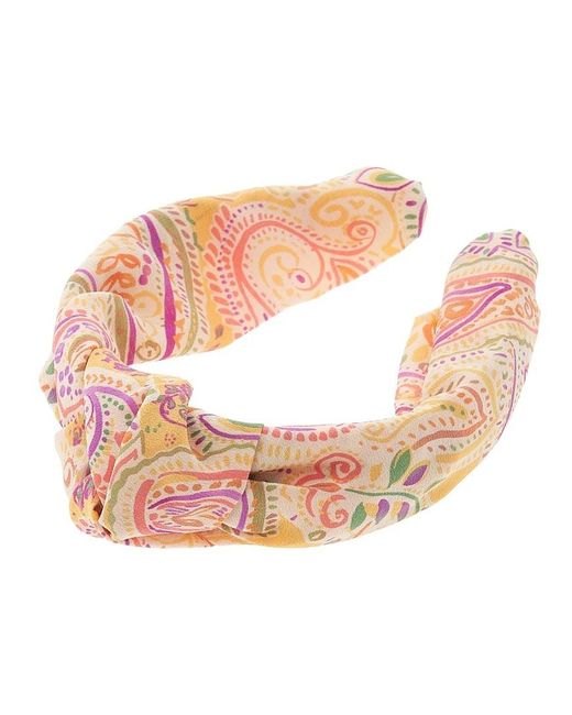Etro Pink Pattern Printed Hair Accessories