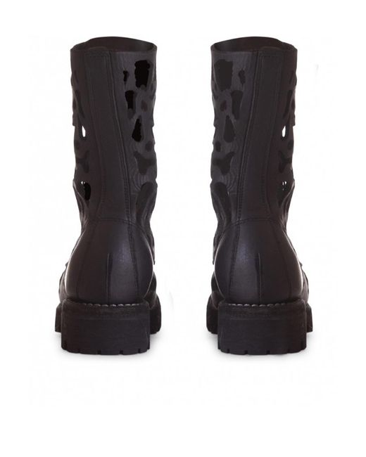 Guidi Black Hollow Short Boots