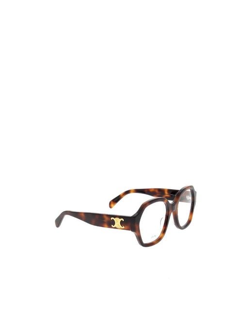 Céline White Logo Flat Mirror for men
