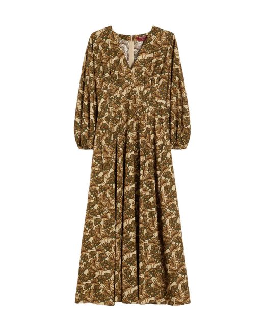 Max Mara Natural Long Sleeve Dress