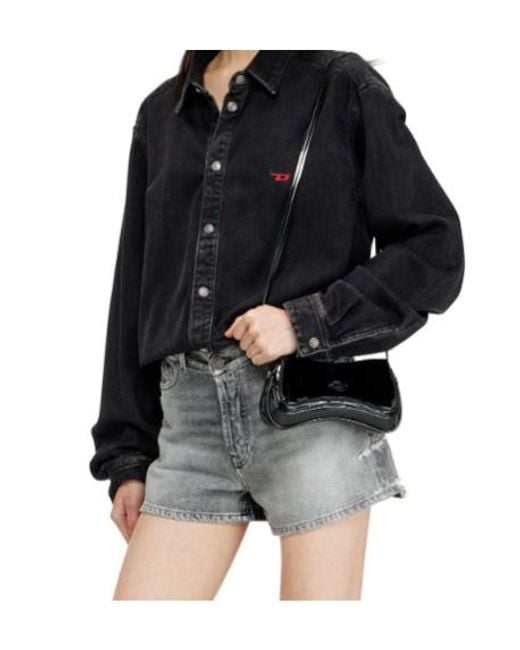 DIESEL Black Play Crossbody Bag