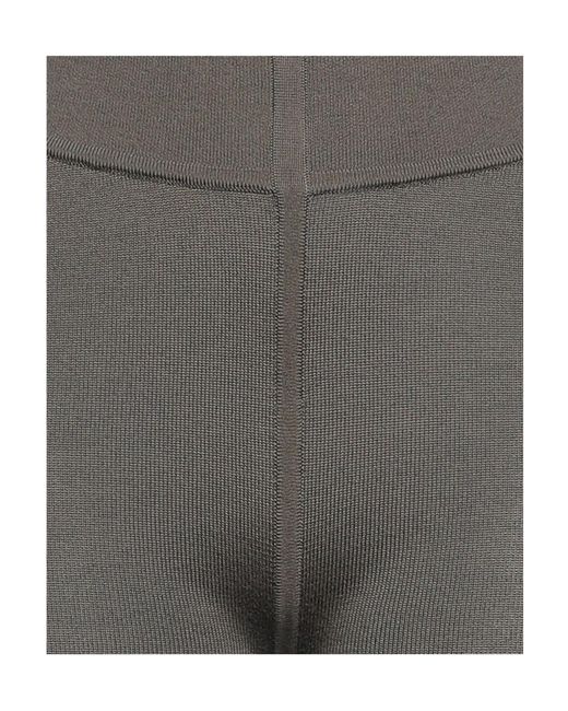 Rick Owens Gray Plain Colour Legging