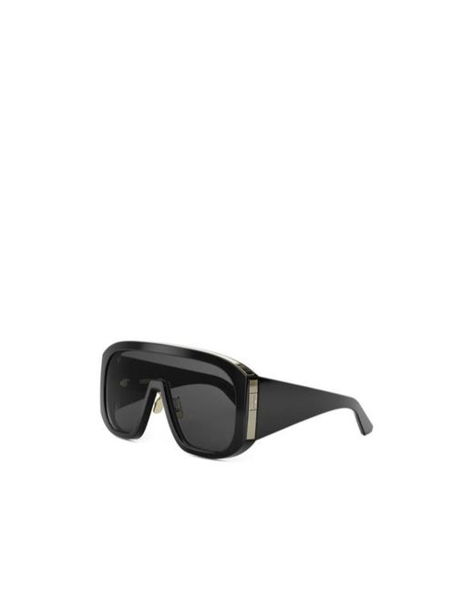 Dior Gray Eyewear Graphique M2U Shield Sunglasses