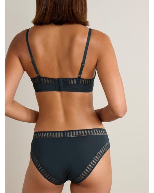 Eres Blue Paulette Balconette Bra