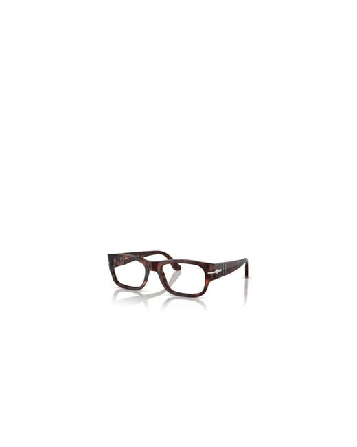 Persol Black Logo Flat Mirror for men