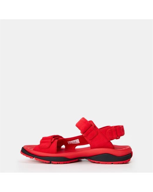 Balenciaga Red Logo Detail Sandals for men