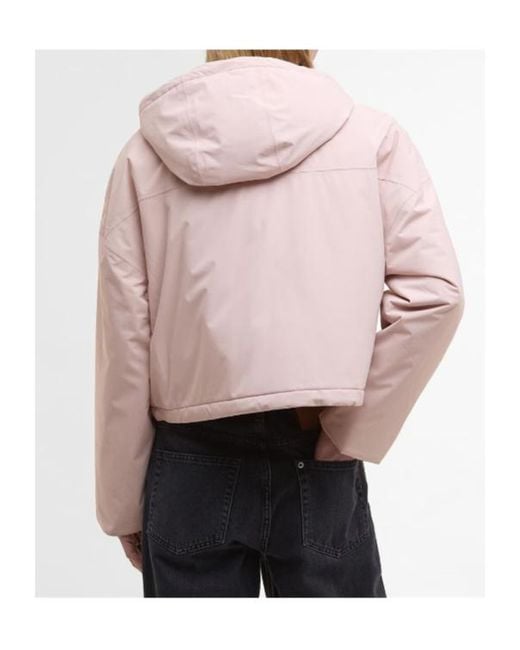 Barbour Pink Long-Sleeved Casual Jacket