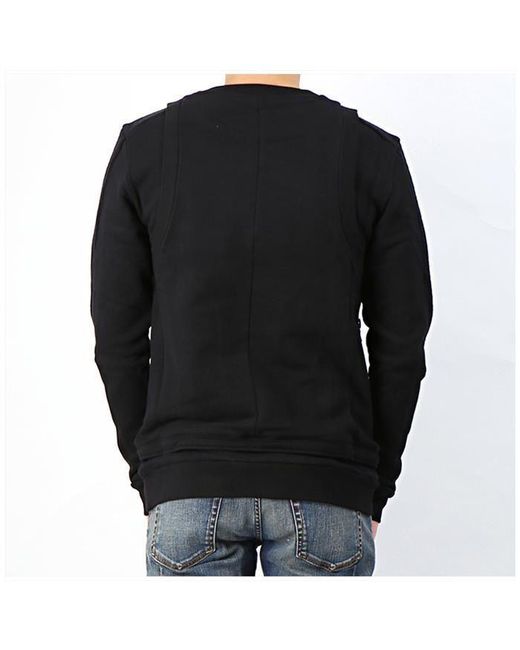 Balmain Black Long Sleeve Sweatshirt for men