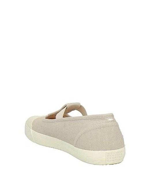 Maison Margiela Natural Canvas Ballet Flats