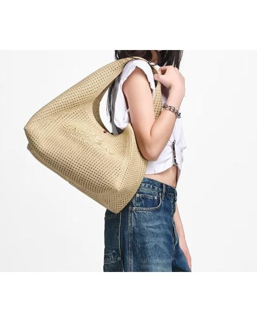 Marc Jacobs Natural The Crochet Sack Bag